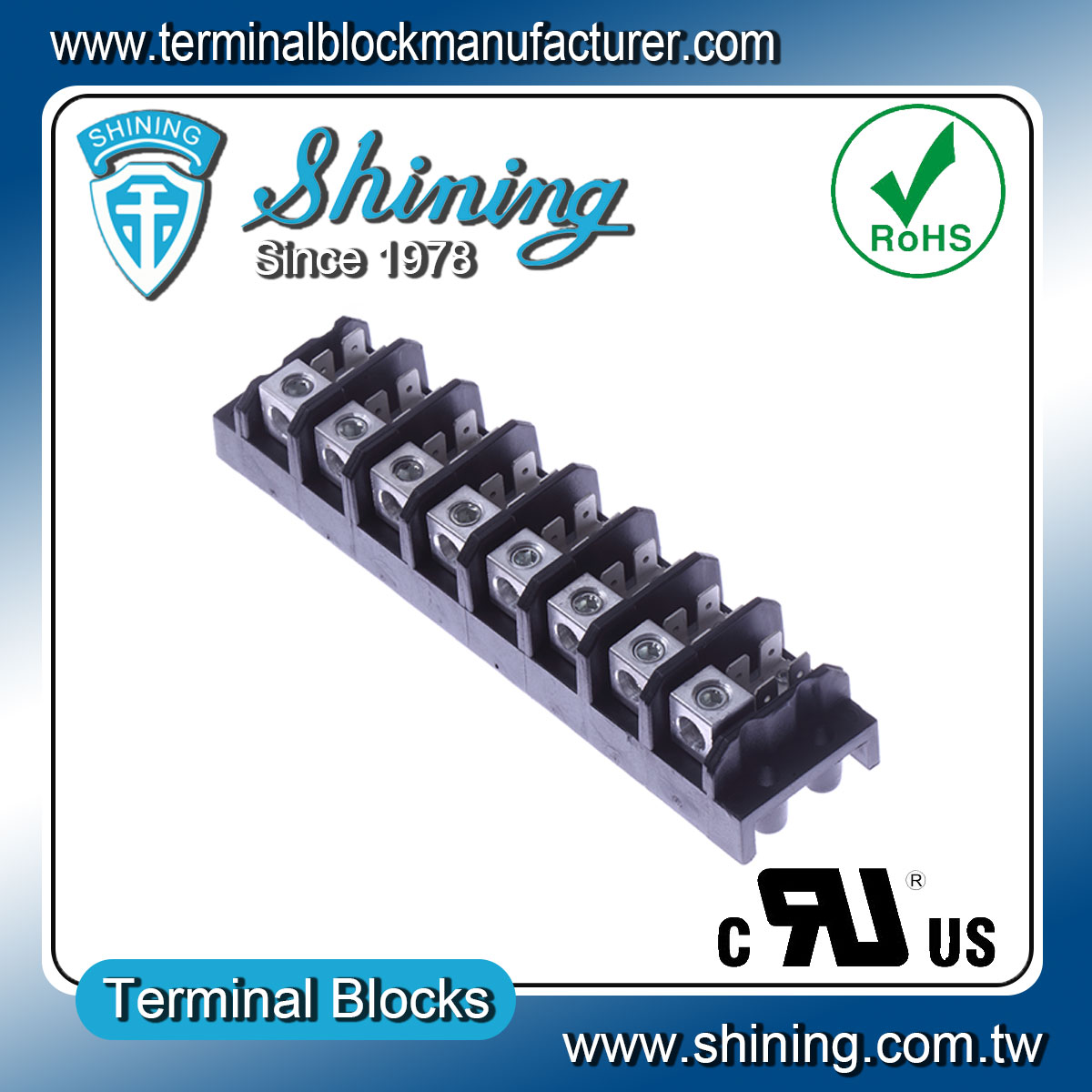 TGP-050-08A-600V-50A-8-Pole-Power-Distribution-Terminal-Block