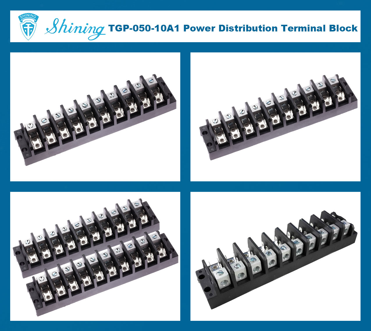 TGP-050-10A1-600V-50A-Quick-Connect-10-Pole-Power-Terminal-Block-MP