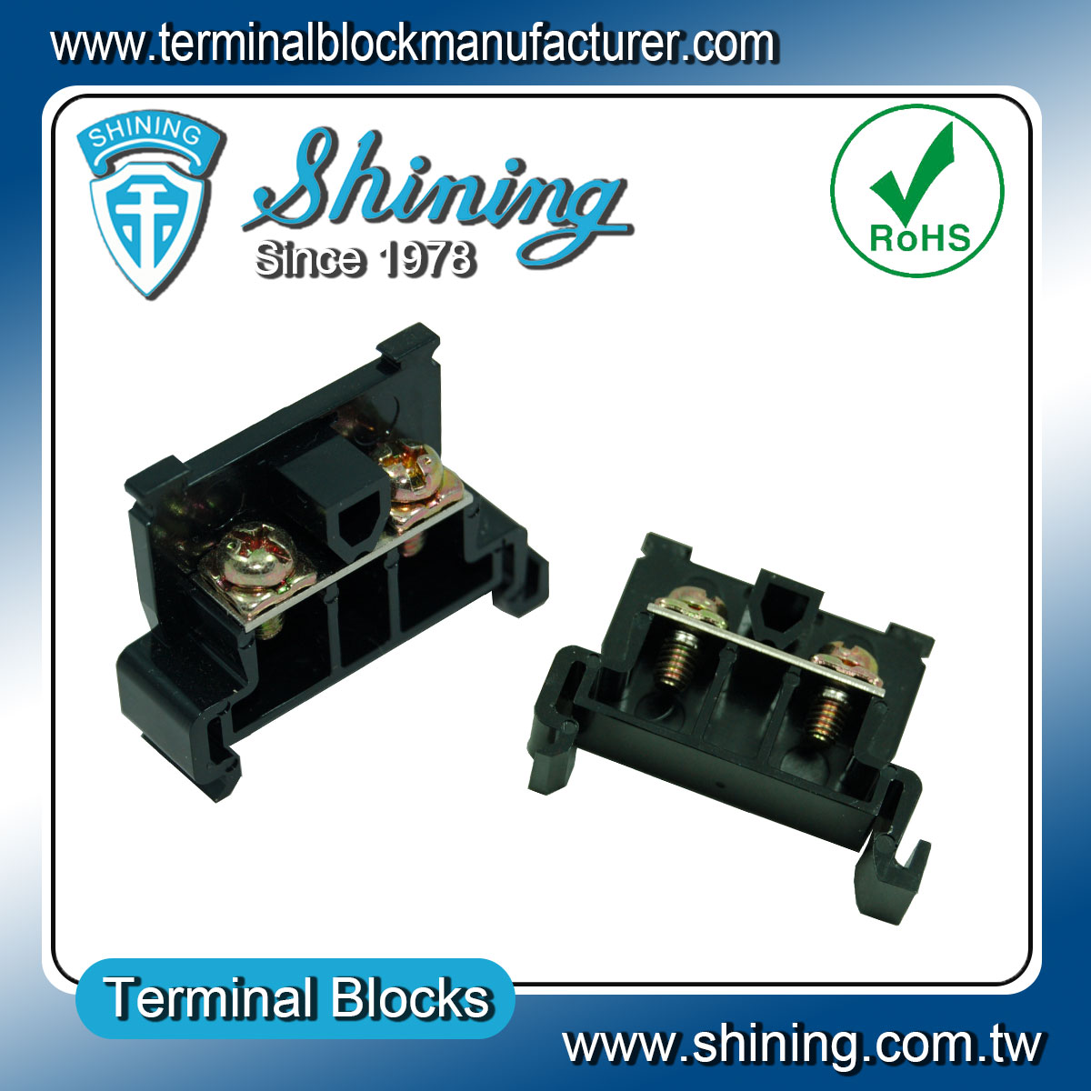 Rail Mounted 600V 20A Tend Type Quick Connect Terminal Block ...